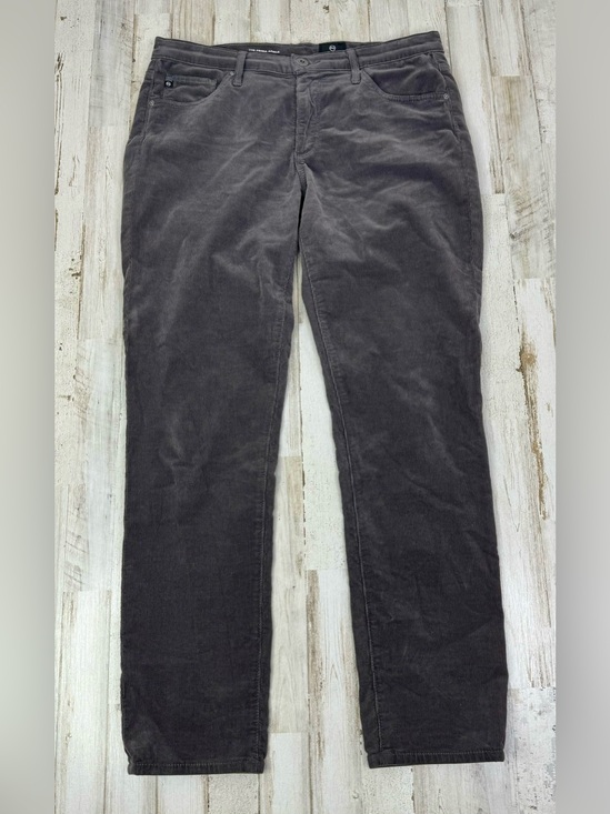 Ag Adriano Goldschmied Denim - AG Adriano Goldschmied Jeans Womens 30R Brown The Prima Ankle Cigarette Ankle